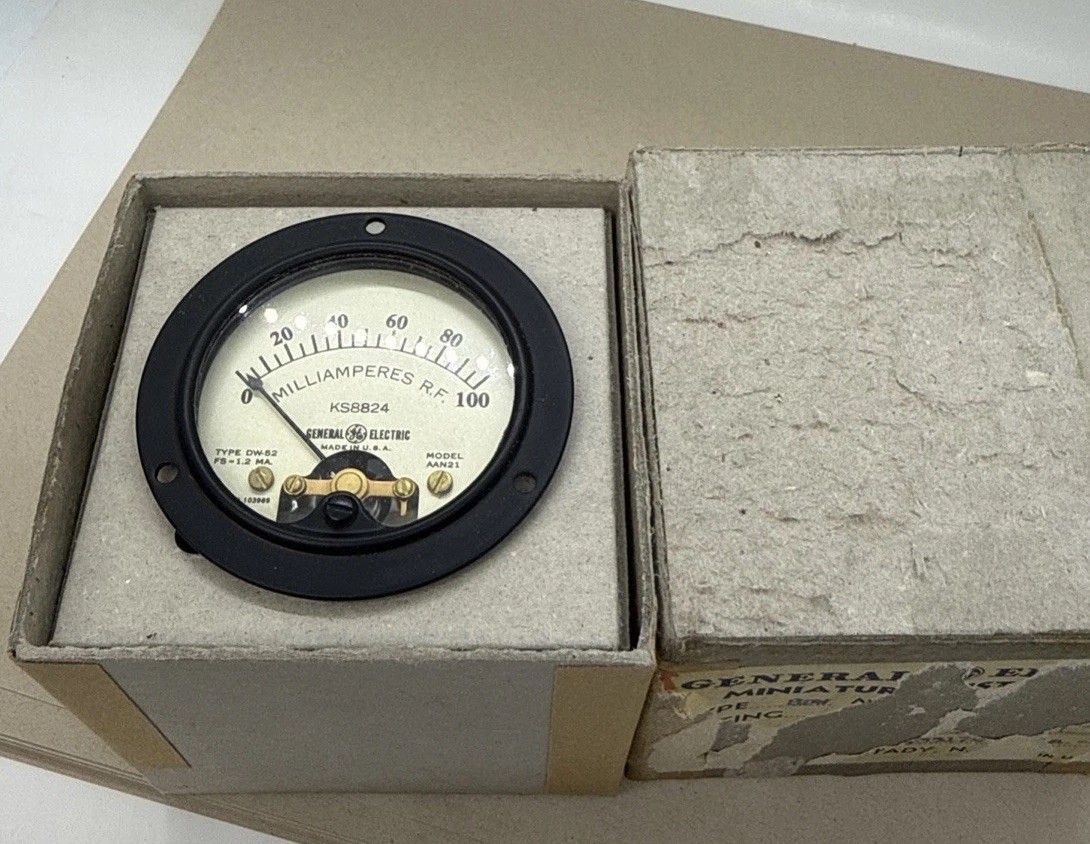 GE Milliamperes RF Model AAN21 KS8824 NOS NIB
