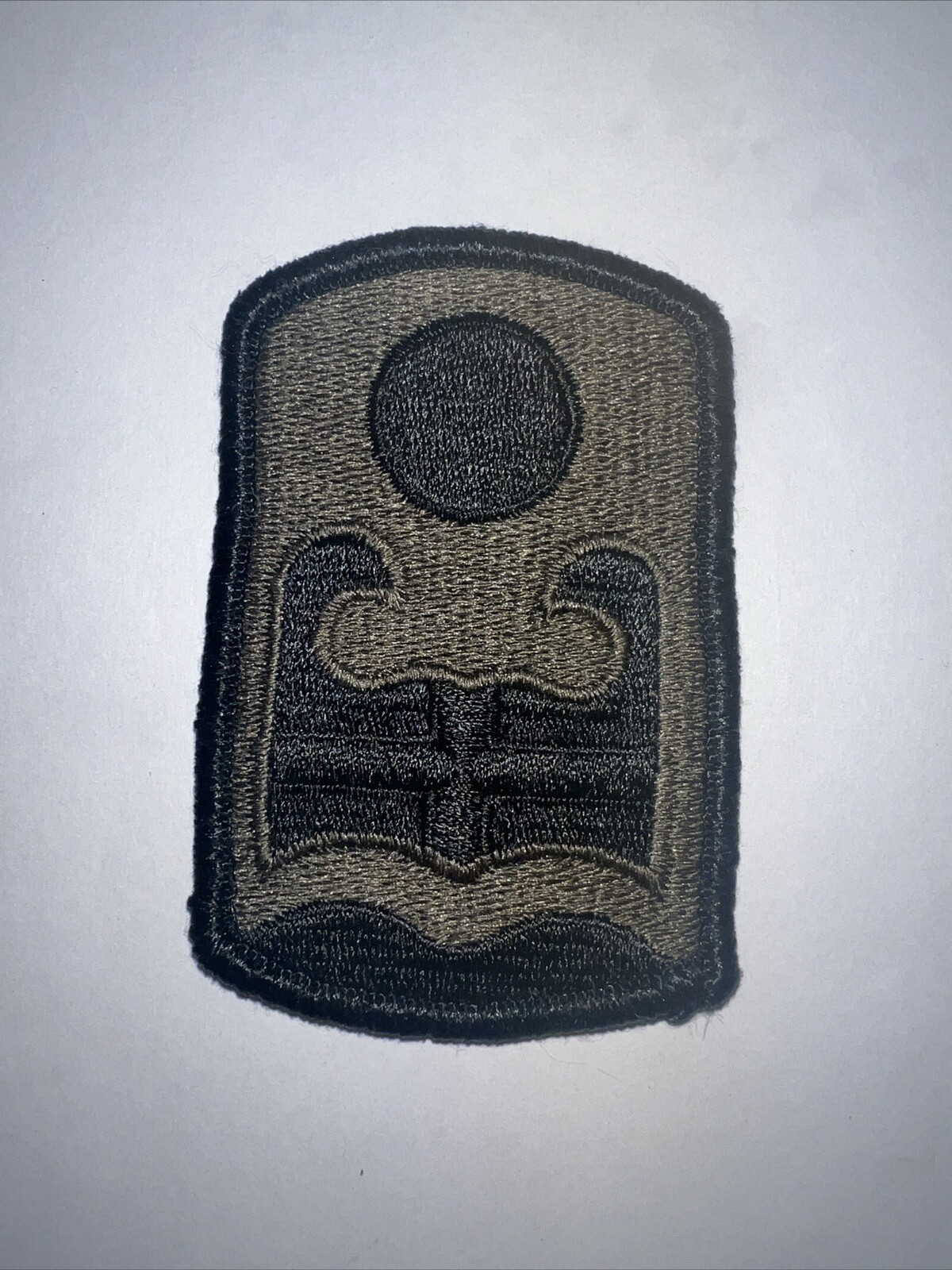 US Army 92nd Infantry Brigade Subdued Sew On Uniform Shoulder Patch Insignia