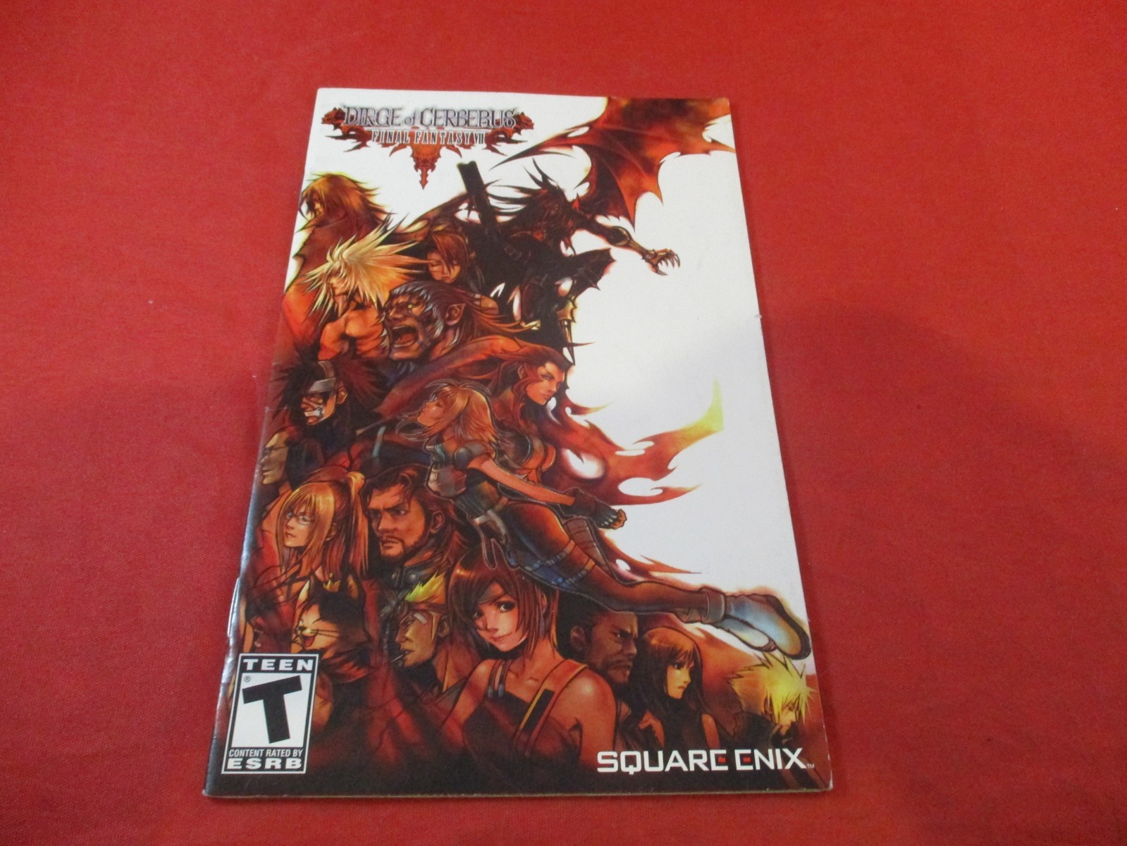 Final Fantasy VII Dirge of Cerberus Playstation 2 PS2 Instruction Manual Booklet