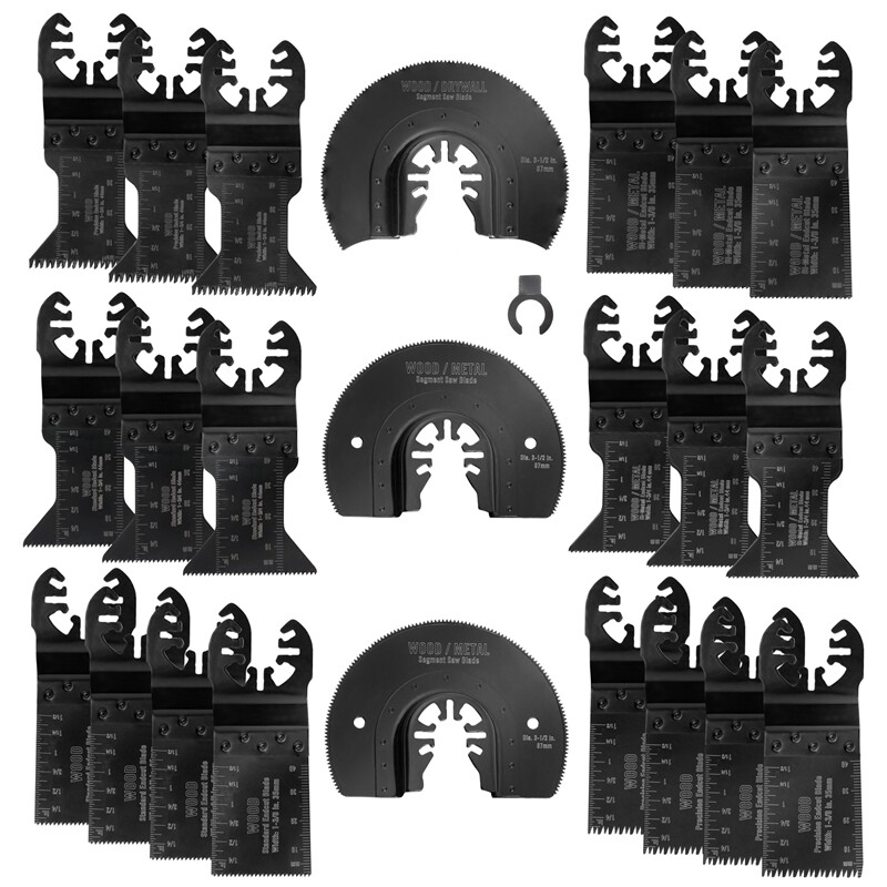 WORKPRO 23-Pieces Metal Wood Oscillating Saw Blades Set Quick Release Multitools