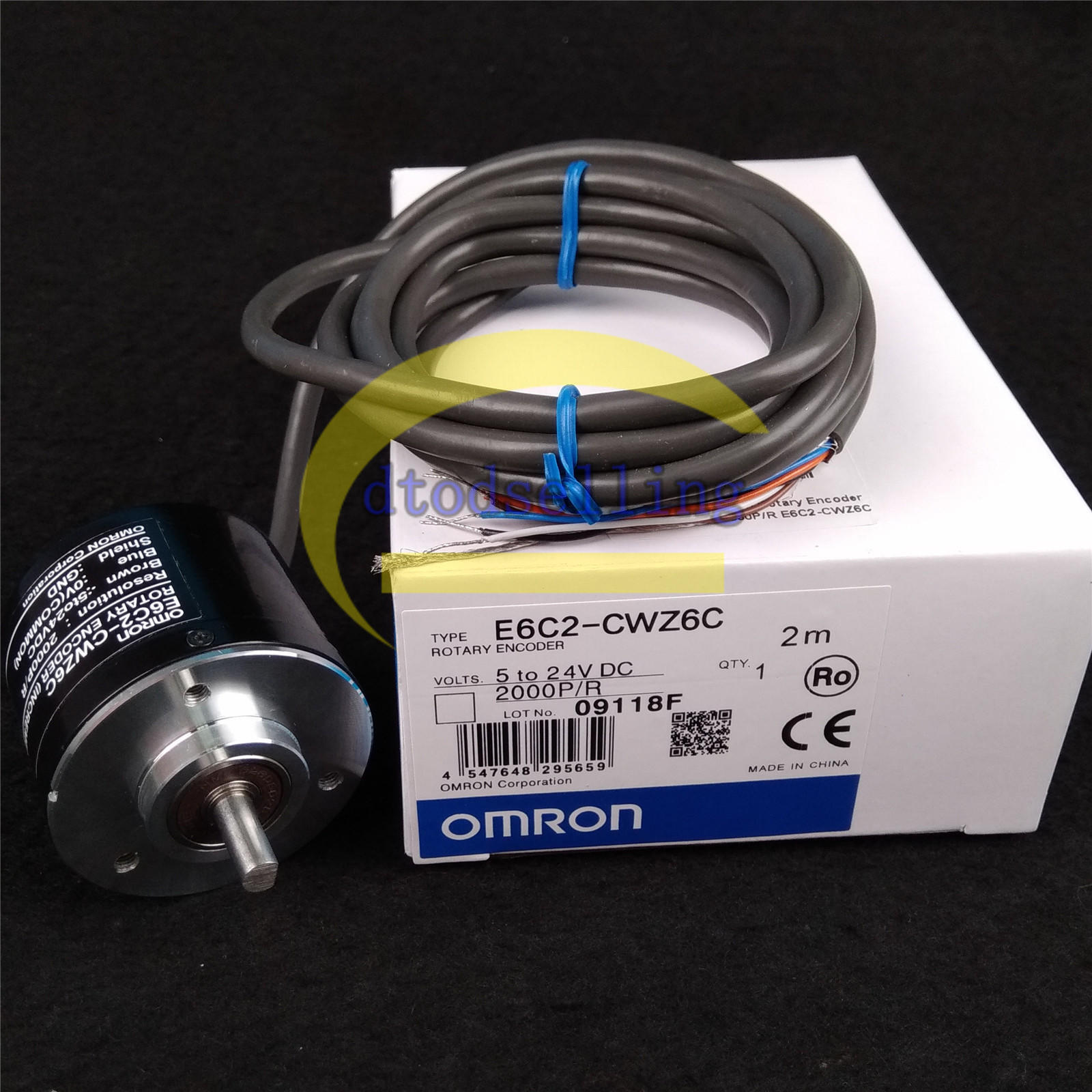Omron Rotary Encoder E6C2-CWZ6C 2000P/R E6C2-CWZ6C New In Box