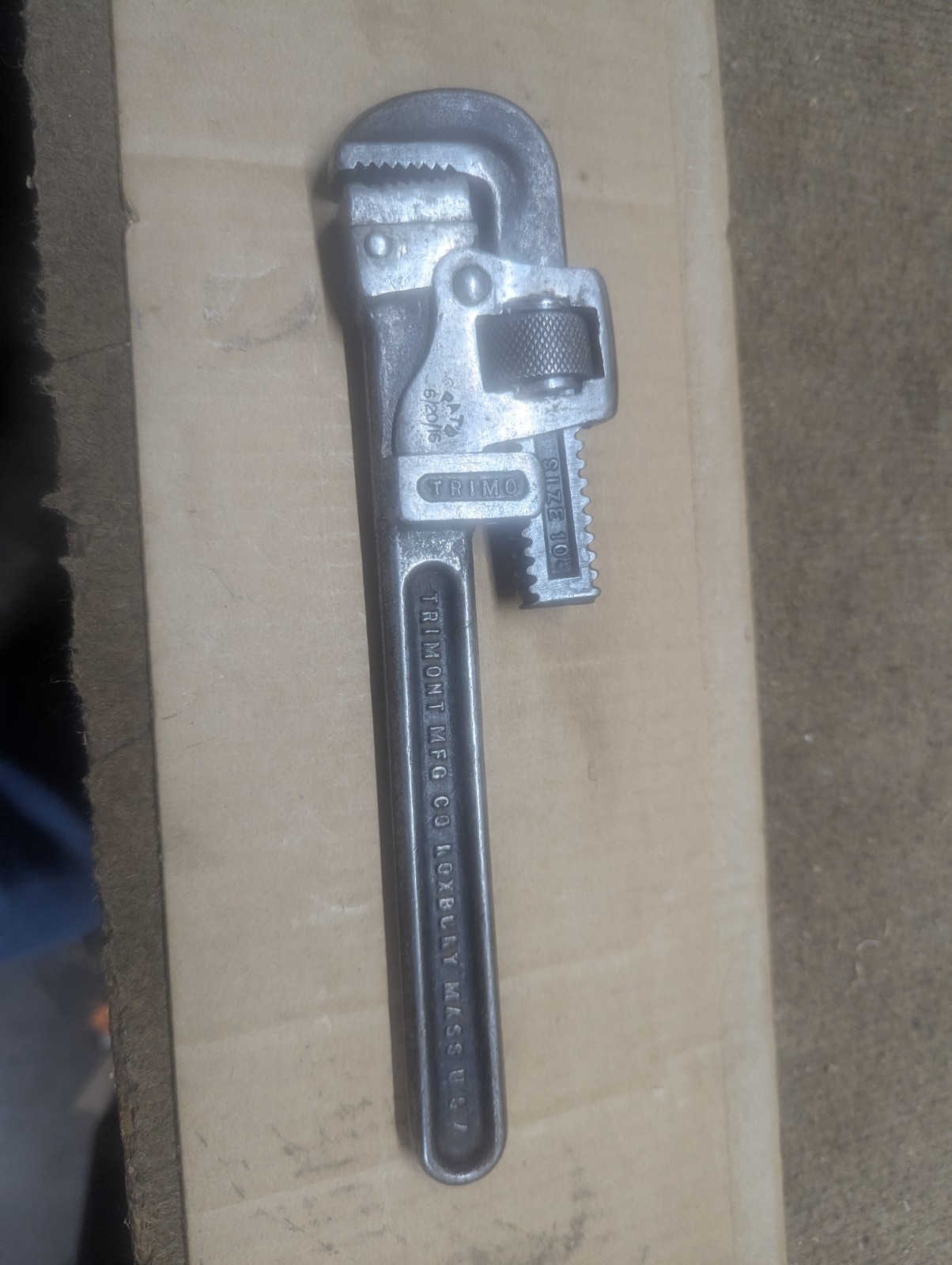 Vintage 10" TRIMO Pipe Wrench