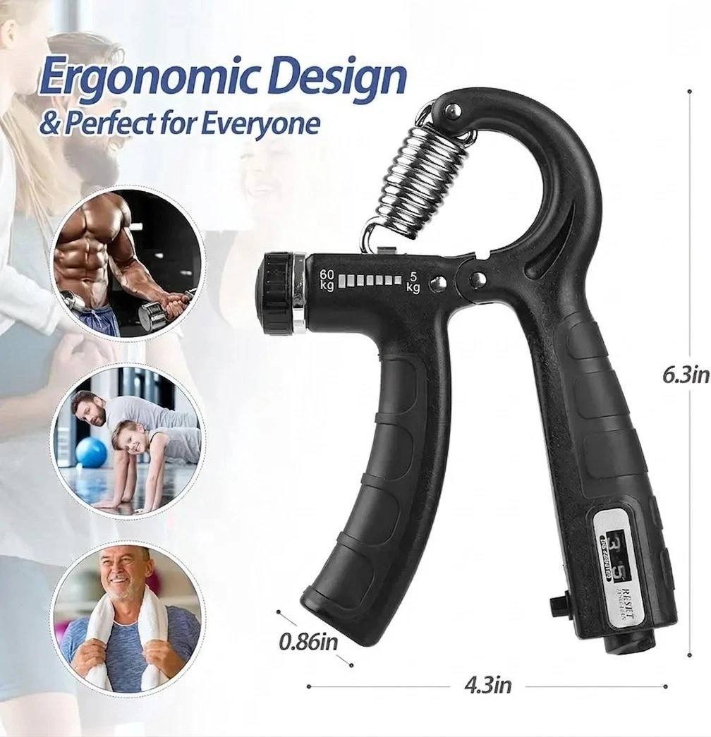 Hand Grip Strengthener Adjustable Grip Trainer for Wrist & Forearm
