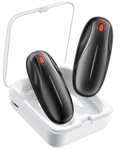 YUEGIT HAND WARMERS RECHARGEABLE 2 PACK, 14000MAH ELECTRIC HAND WARMERS - BLACK