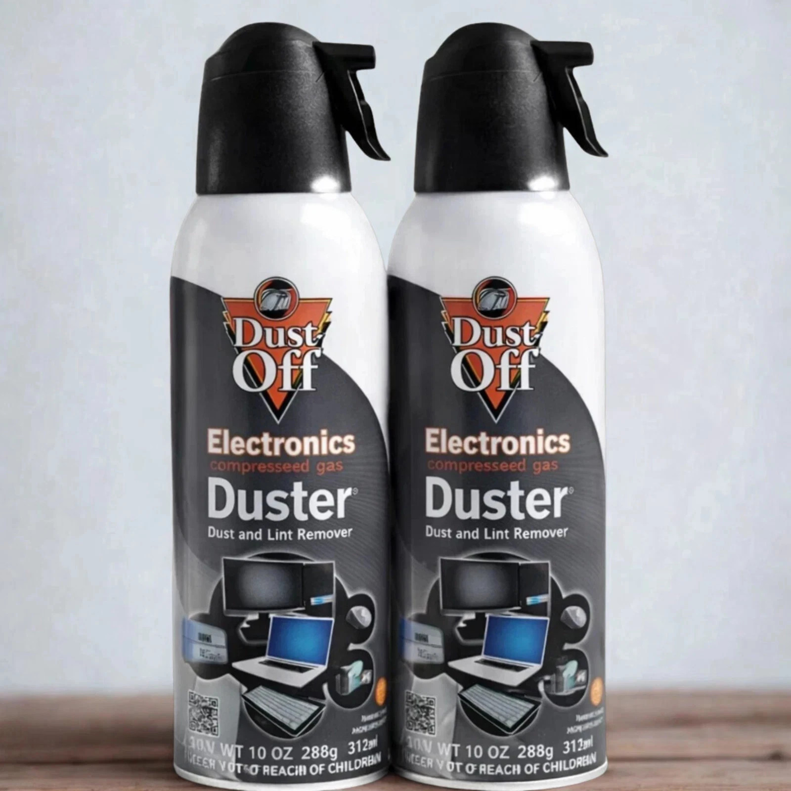 Dust-Off Electronics Compressed Air Duster 10 oz Cans – 2 Pack | Free Shipping|.