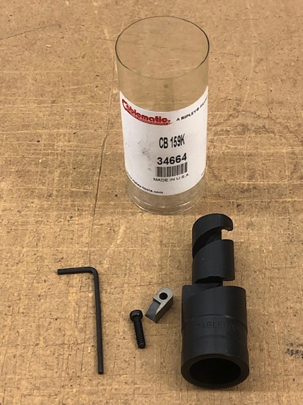 Ripley Cablematic CB159K Replacement Coring Bit for QRT715 Coring Tool