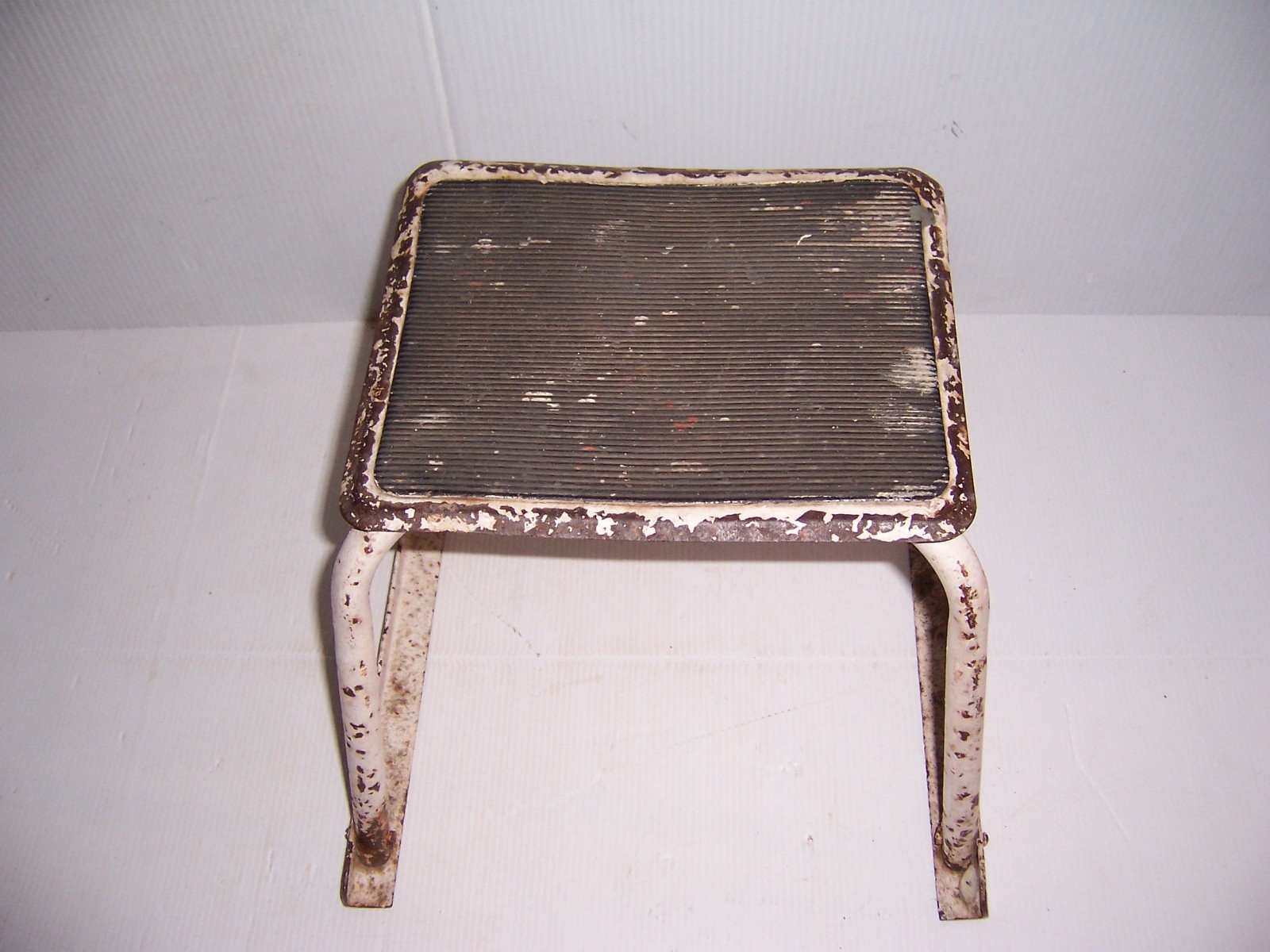 Vintage Metal Kitchen Utility Stool