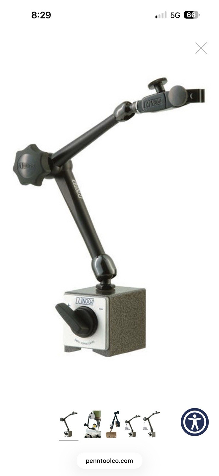 Noga DG6160 Holder Magnetic Base