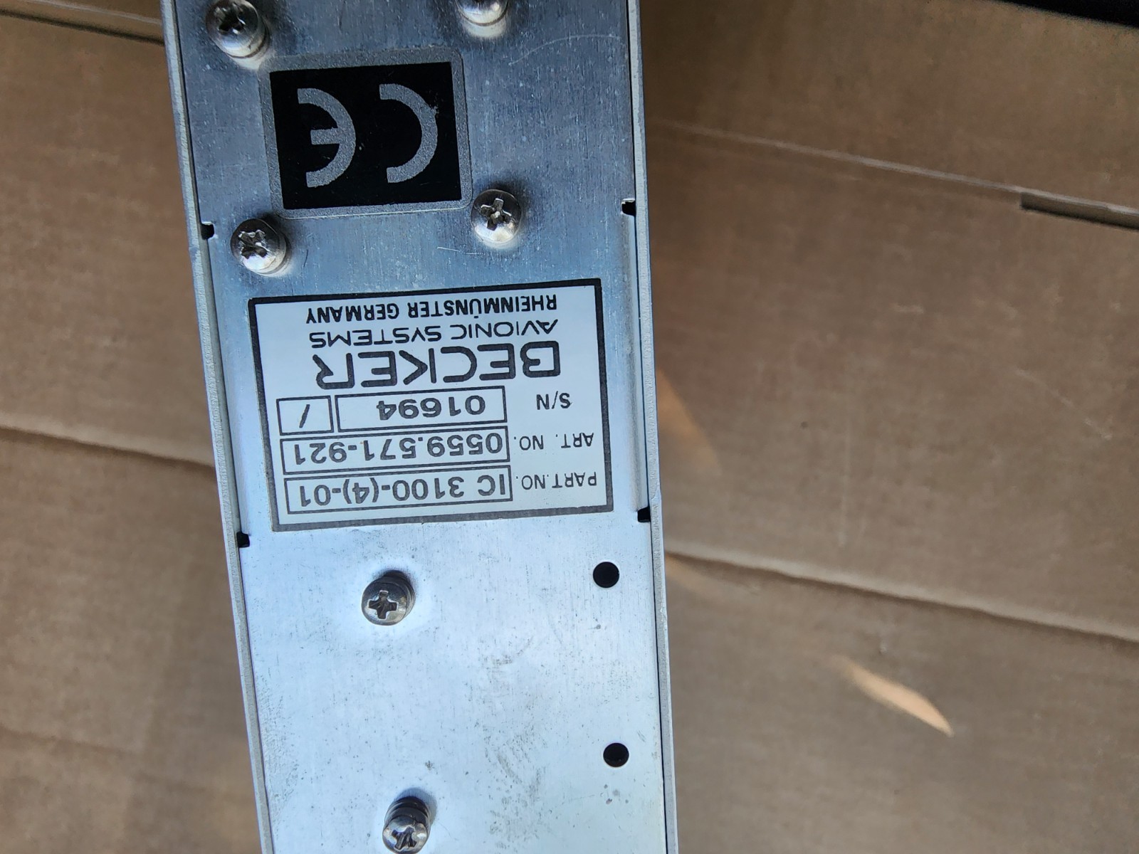 Becker Avionics IC 3100-4-01