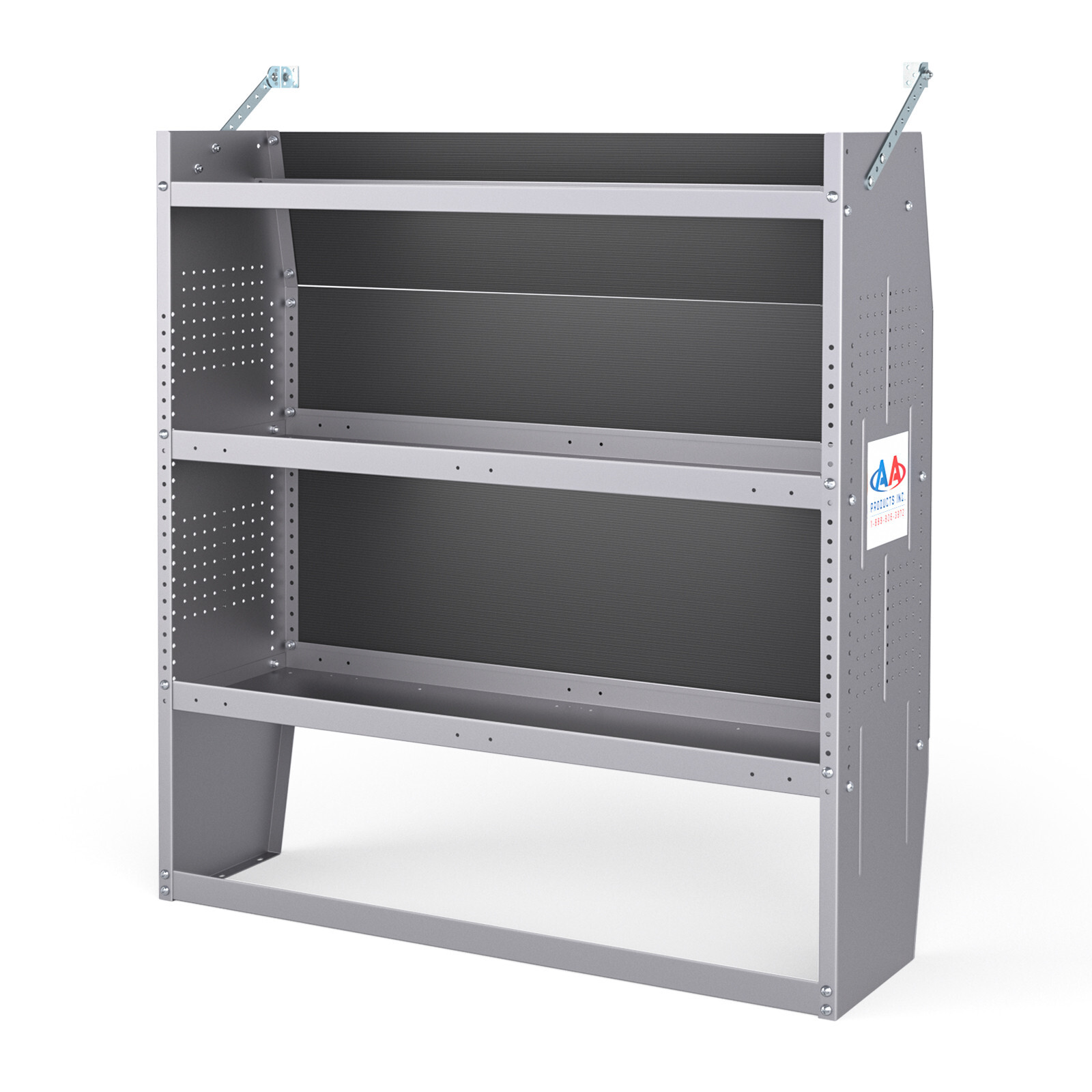 SH-4604 Steel Low/ Mid/ High Roof Van Shelving Storage, 42" W x 46" H x 13" D
