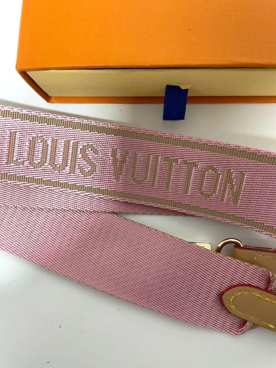 Louis Vuitton Shoulder Strap Adjustable Crossbody Shoulder Replacement Pink