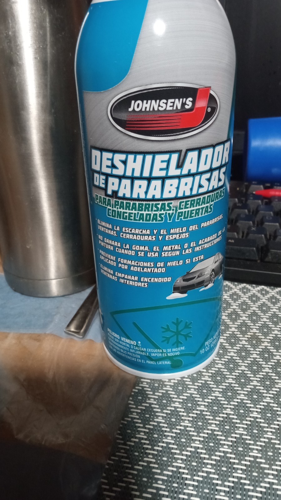 Johnsen's De-Icer For Windshield, Frozen Locks & Doors - 10 oz.