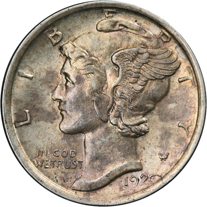 1920-D Mercury Dime Nice BU Nice Luster Nice Strike