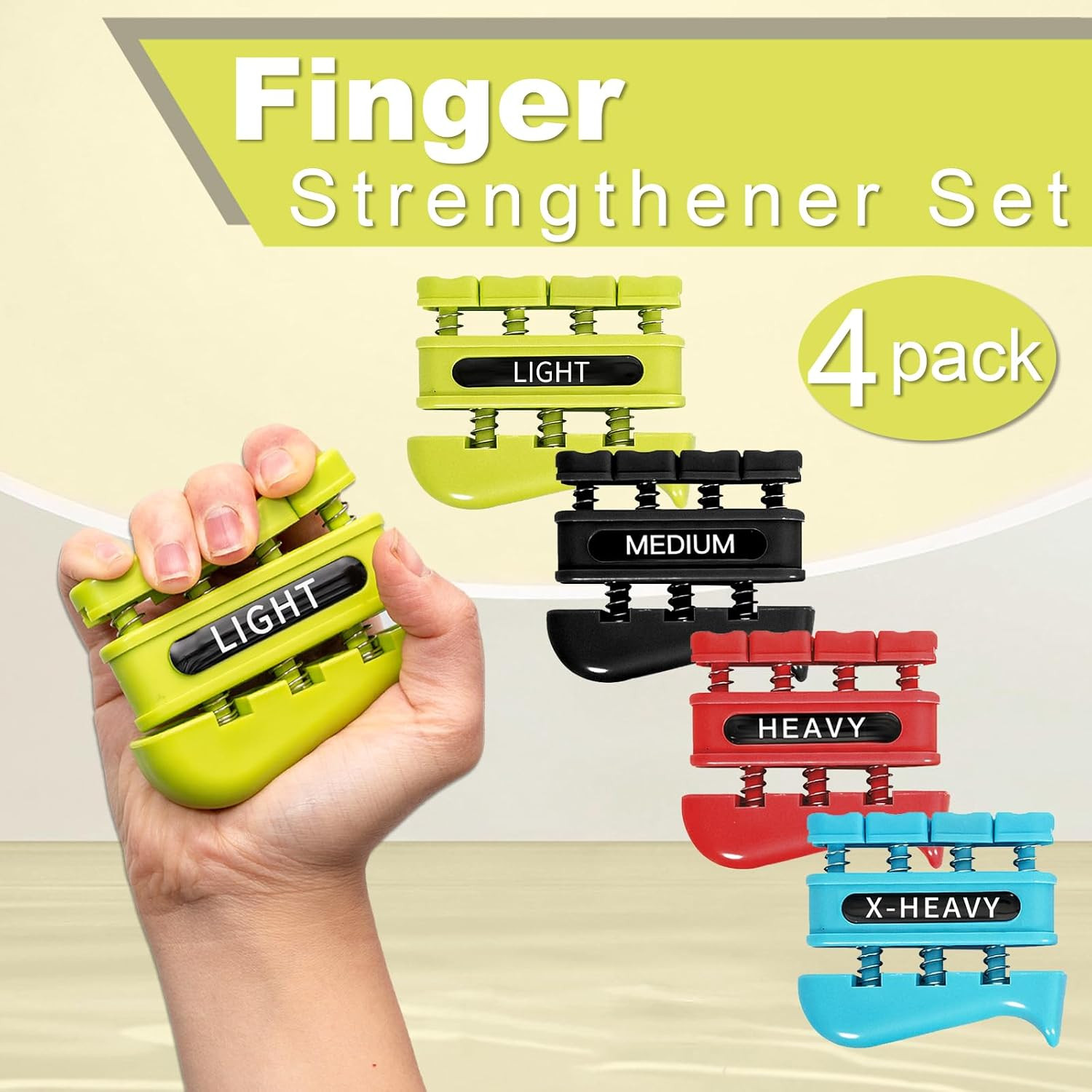 Grip Strength Trainer, Finger Strength Trainer for Grip Strength Training for Fi