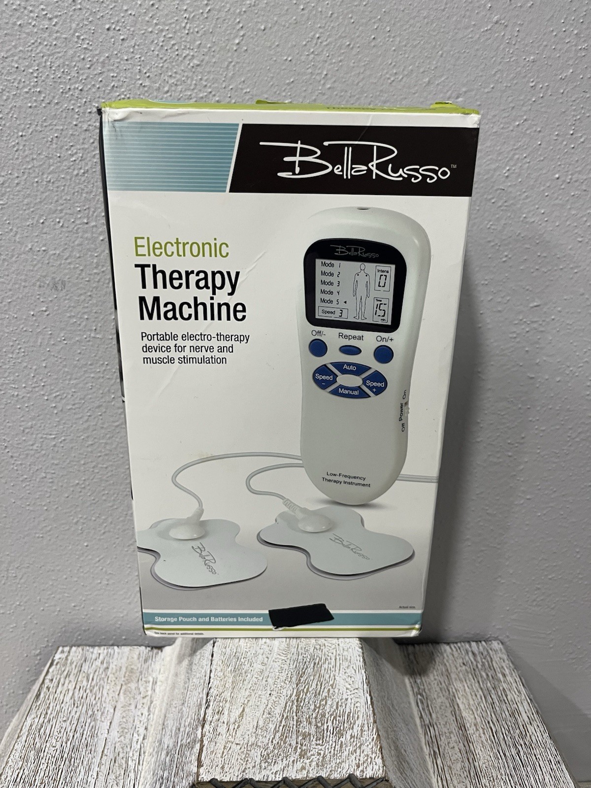 Bella Russo Electronic Therapy Machine 5 Modes TENS Unit Muscle Stimulator