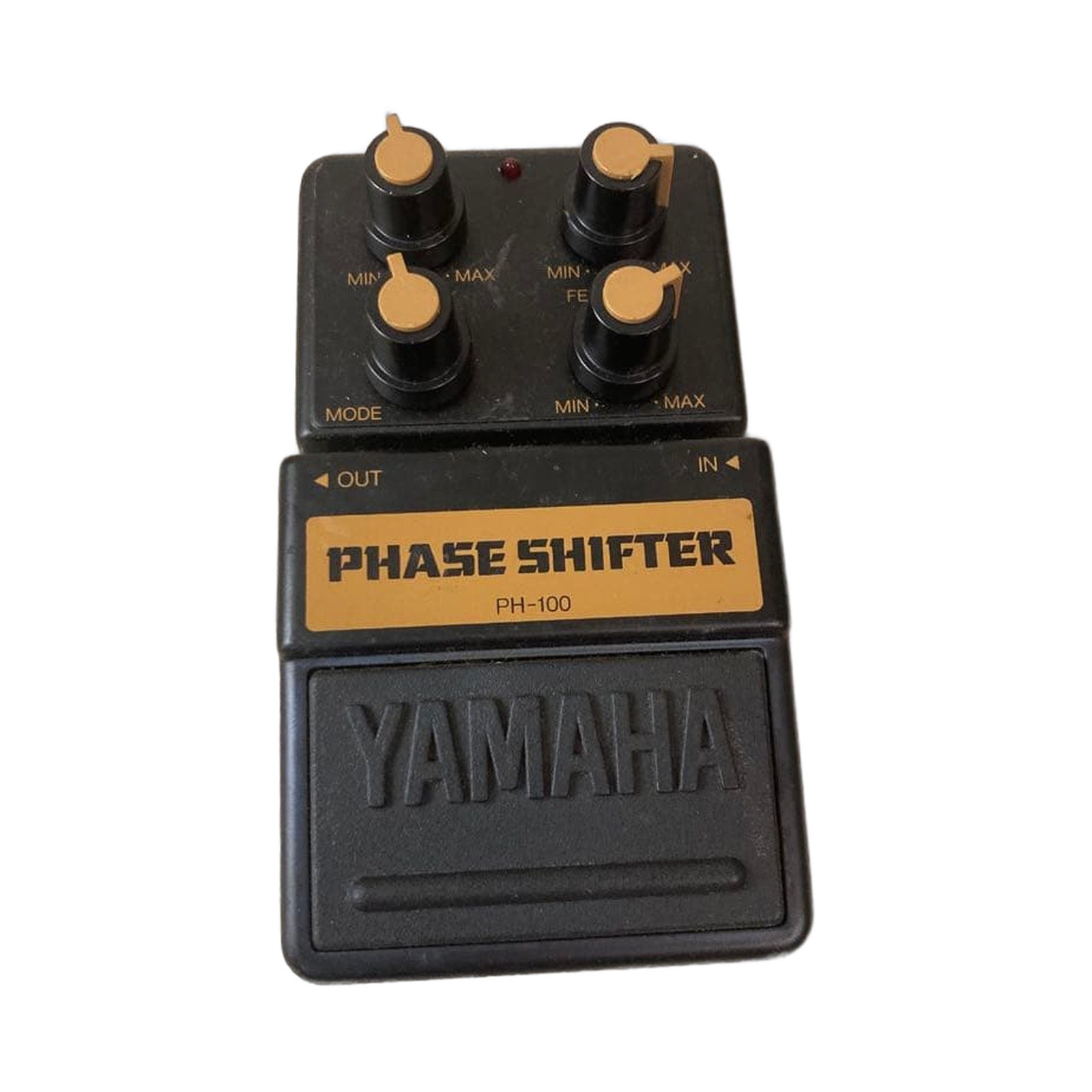 YAMAHA PH-100 Phase Shifter Vintage Guitar Effect Pedal Working confirmed