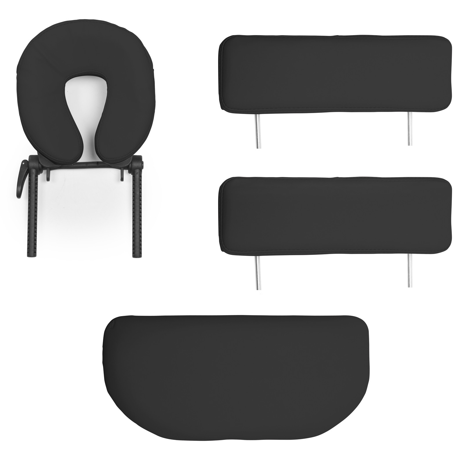 OPEN BOX - Black Portable Massage Table with Carrying Case