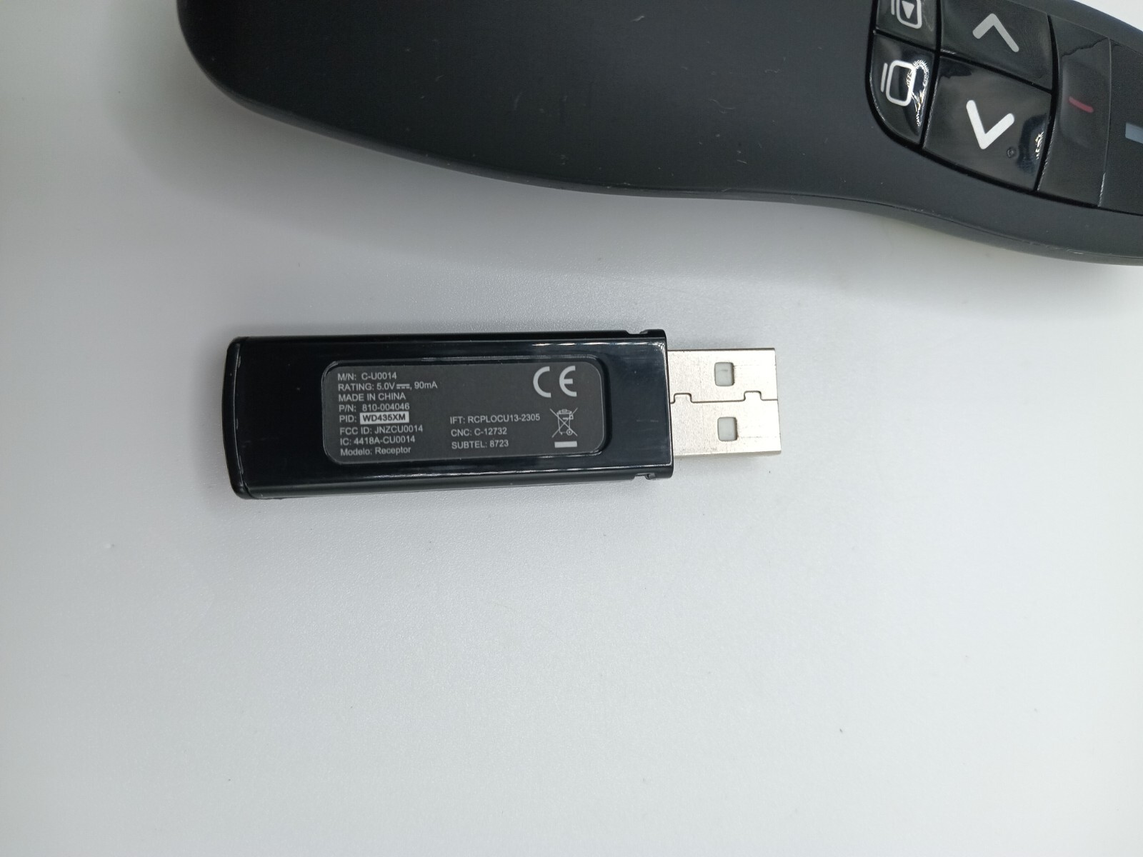 Logitech R400 Laser Presentation Remote - Black