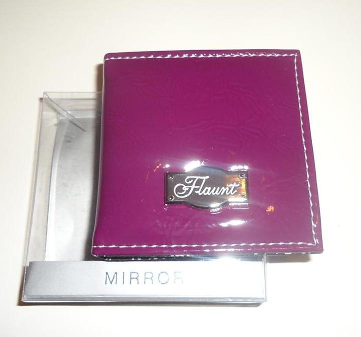 Flaunt by Faith Nicole Solid Purple Mirror Case 92135  NIB