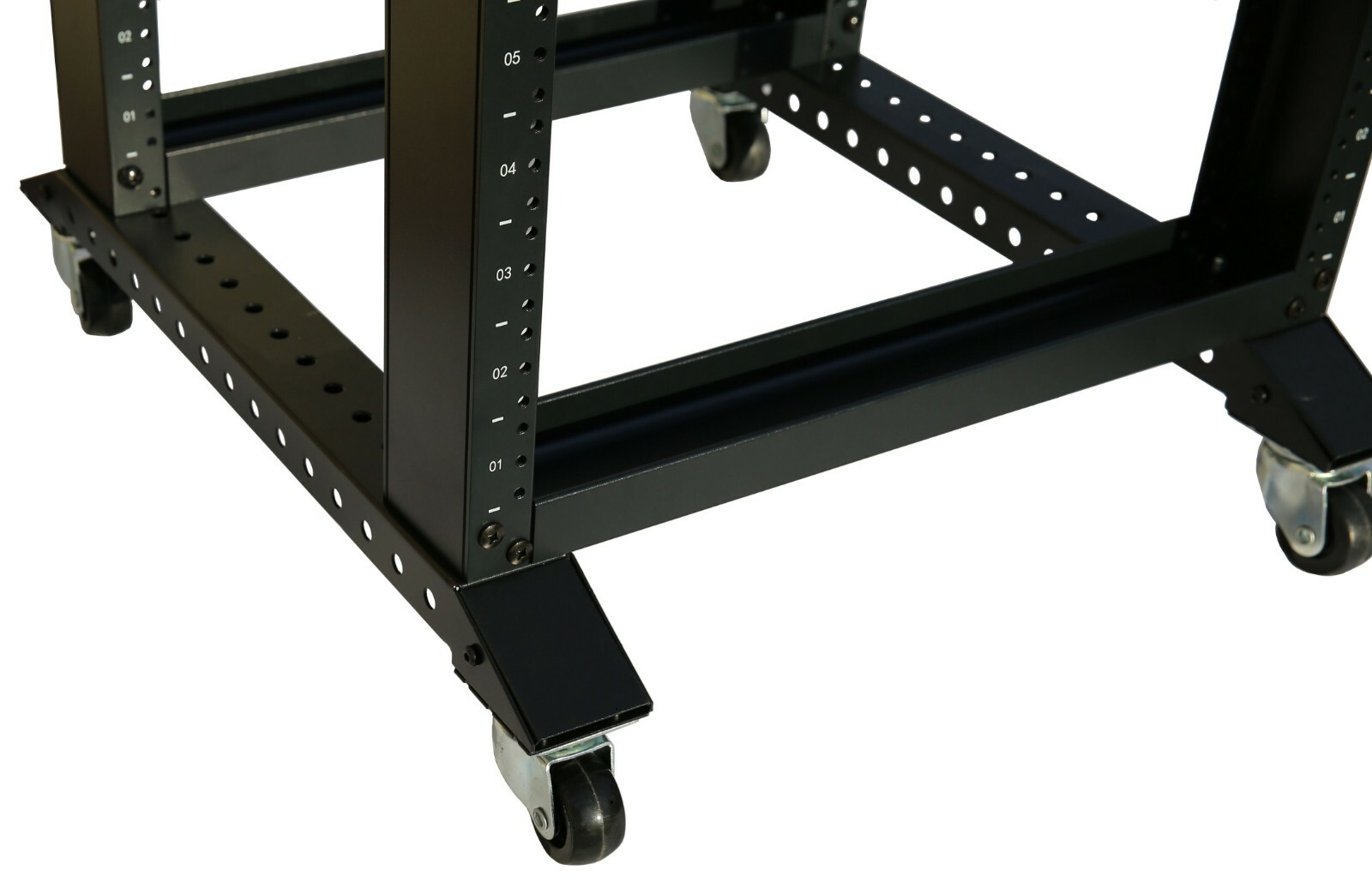28U 4 Post Open Frame 19" Data Network Desktop 24in Deep Server/Audio Rack 800MM