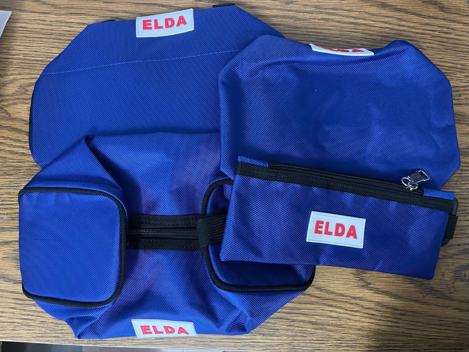 ELDA 4 Pack Tool Bag for Men w/Hard Bottom Waterproof Tote Large Capacity Pouch