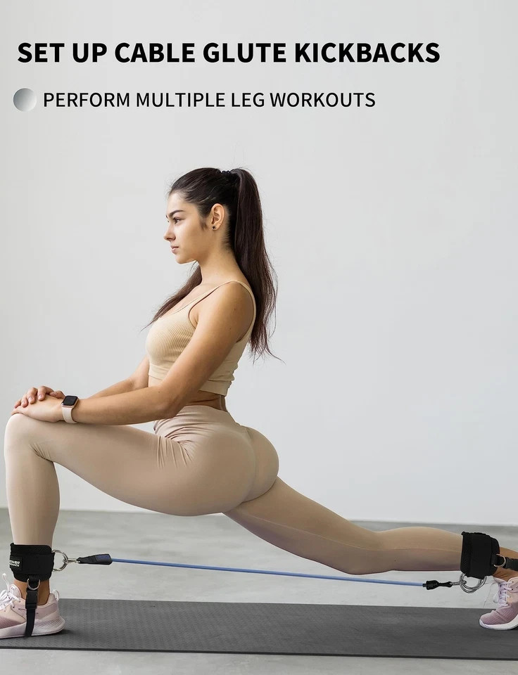 Ankle Strap for Cable Machine Professional Kickback Ankle Strap for Glute Workou