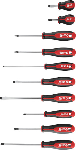 Milwaukee 48-22-2710 Professional Grade Screwdriver Kit - 10 PC