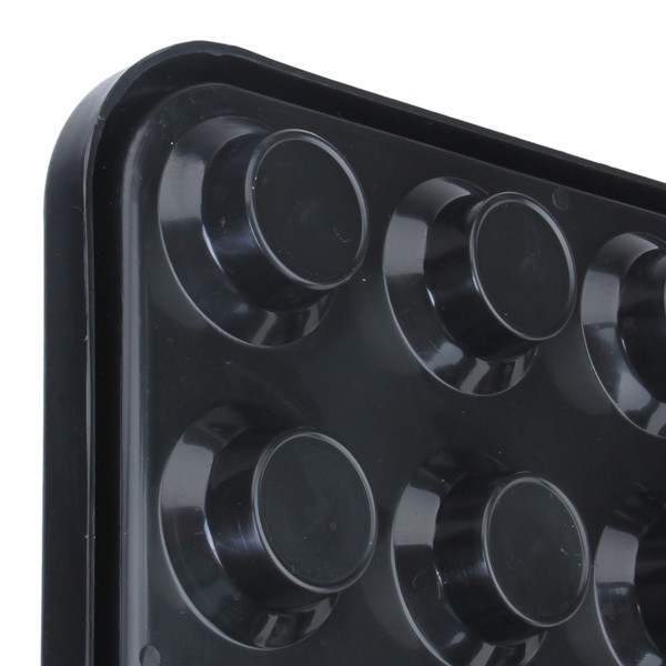 Black Tray Box Holder CaseHolds 16 Snooker Billilard Balls