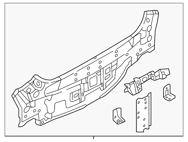 Genuine Mazda Rear Body Panel D1YE-70-75ZD