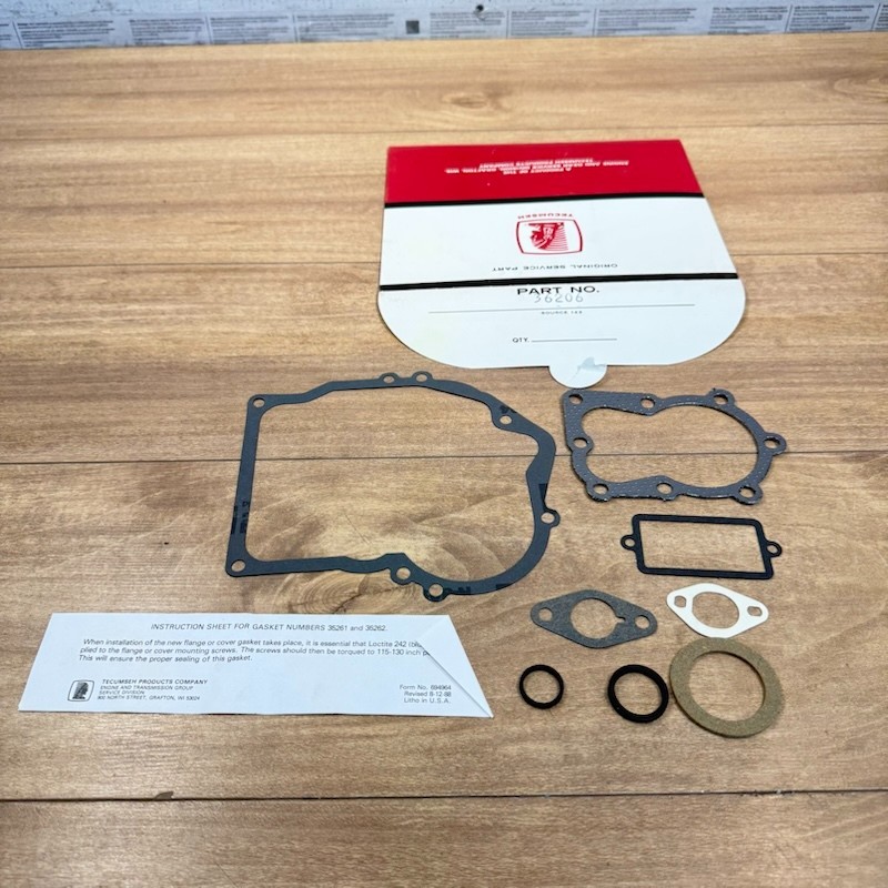 New TECUMSEH OEM NOS GASKET SET / 36206