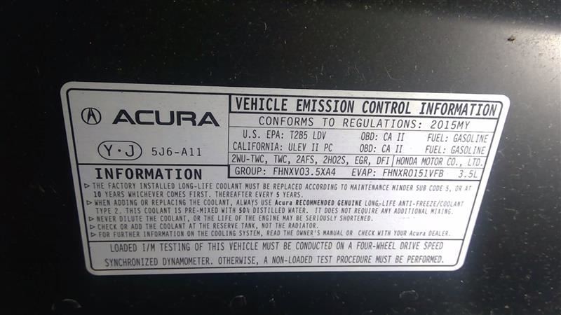 Rear 2015 Mdx Temperature Module Sku#3572776