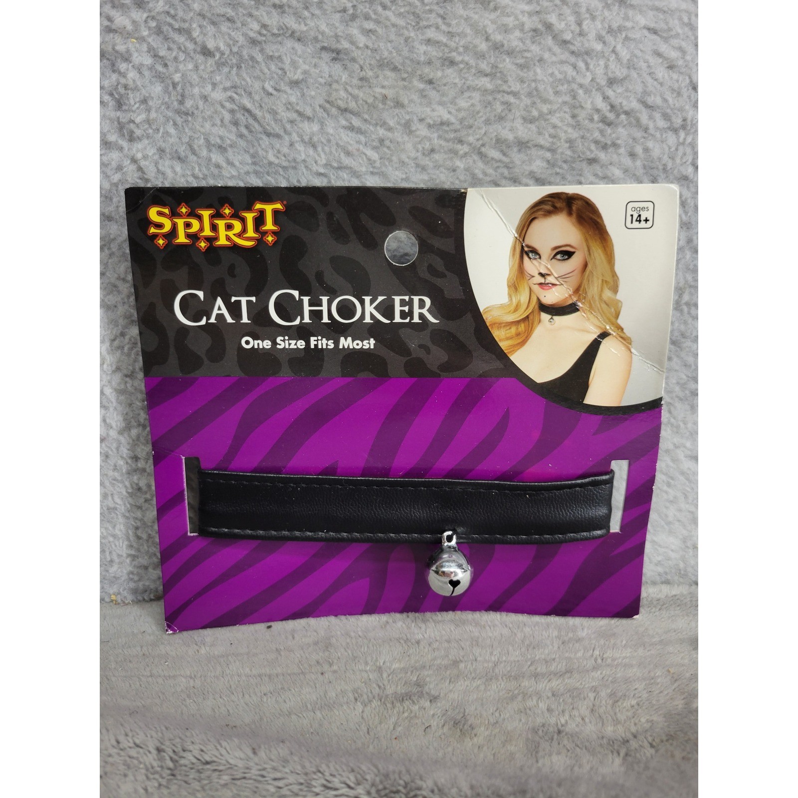 Spirit Halloween Cat Choker Costume Cosplay Bell One Size
