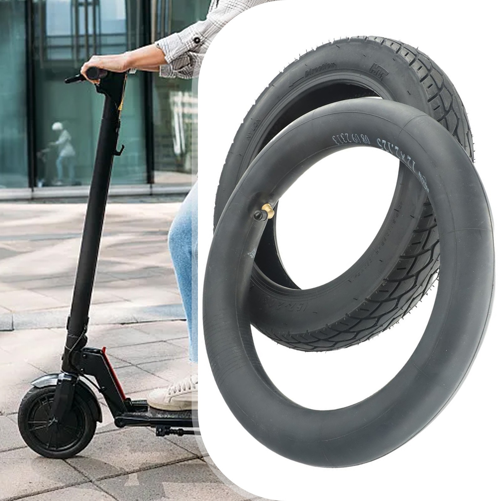 12-1/2X 2-1/4 (57-203/62-203) Tube Set Inner/Outer Tire Electric Scooter Bike