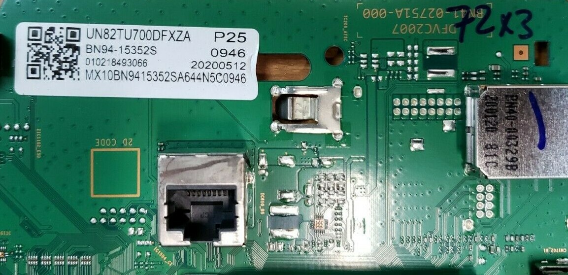BN94-15352S SAMSUNG UN82TU700DFXZA MAIN BOARD BN94-15352S