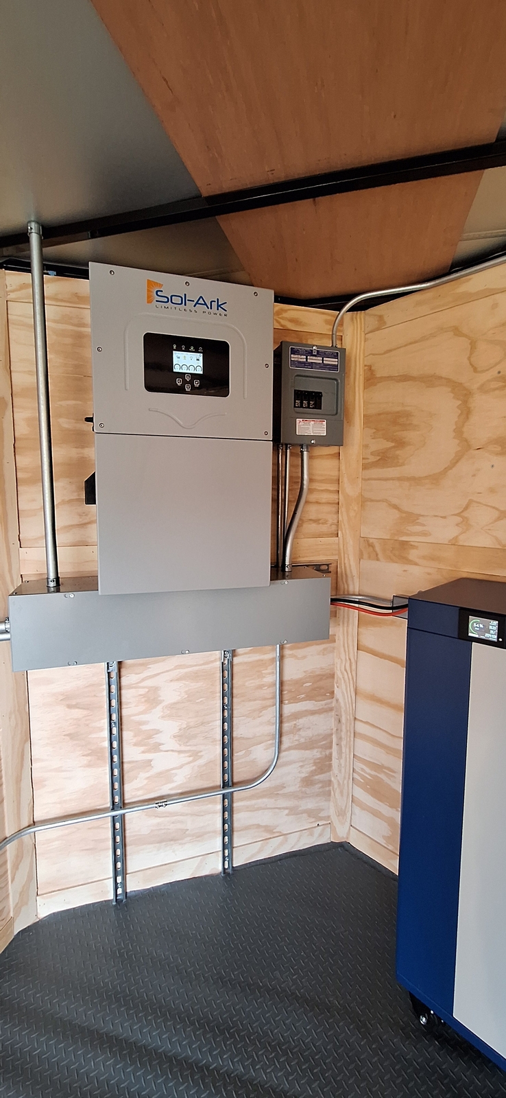 20' Enclosed SOLAR POWERED Offgrid Self-Sufficient Trailer - SOL-ARK 15K Version