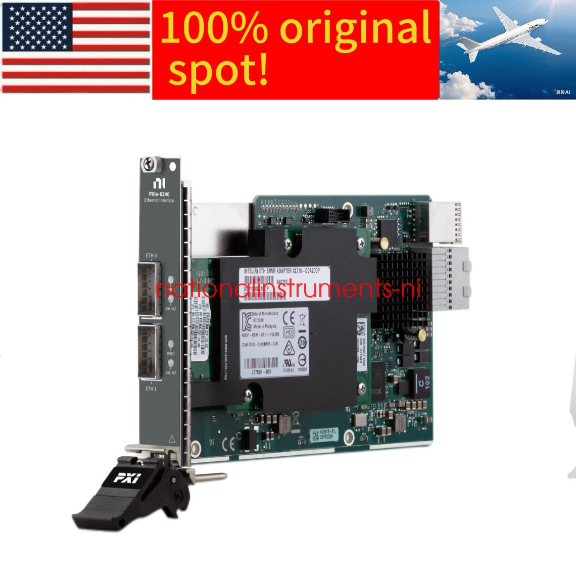 National Instruments NI PXIe-8240 PXIe, 2-Port, 40 Gigabit PXI new 784977-01