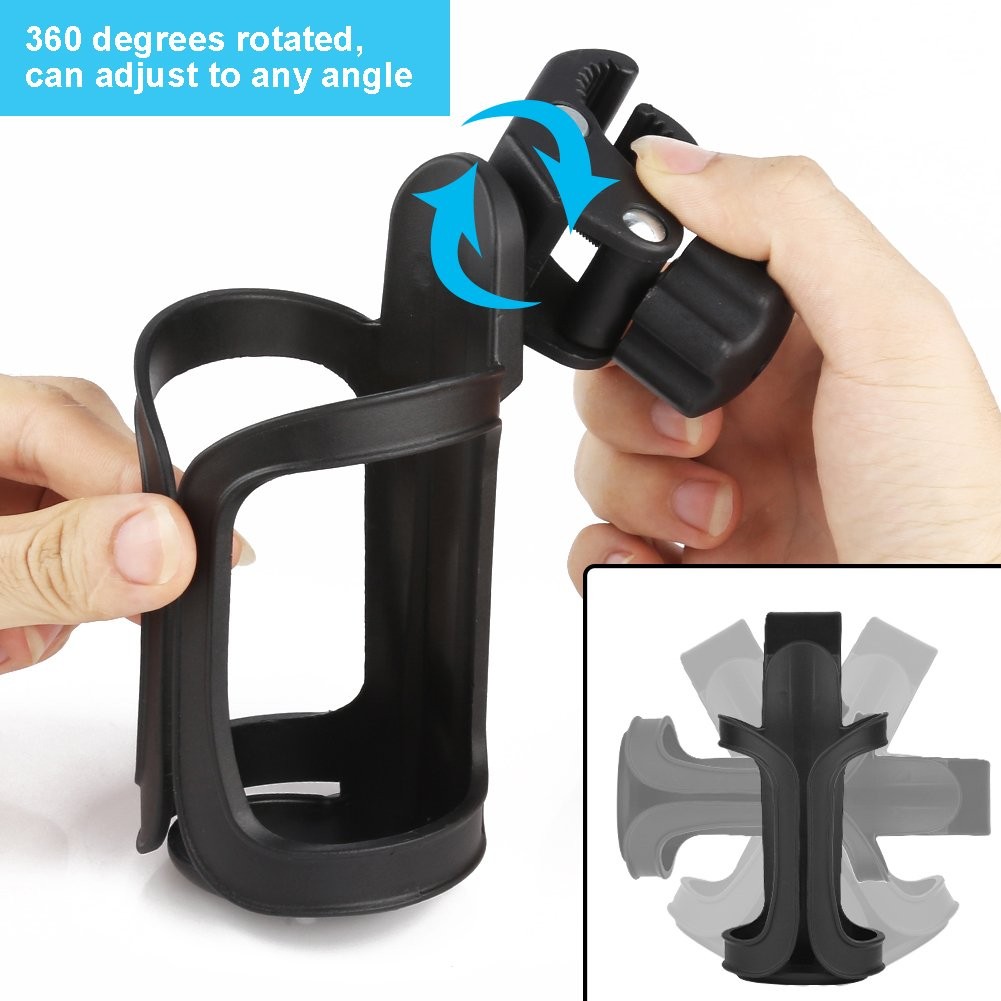 Accmor Walker Cup Holder, Wheelchair Universal Drinks black