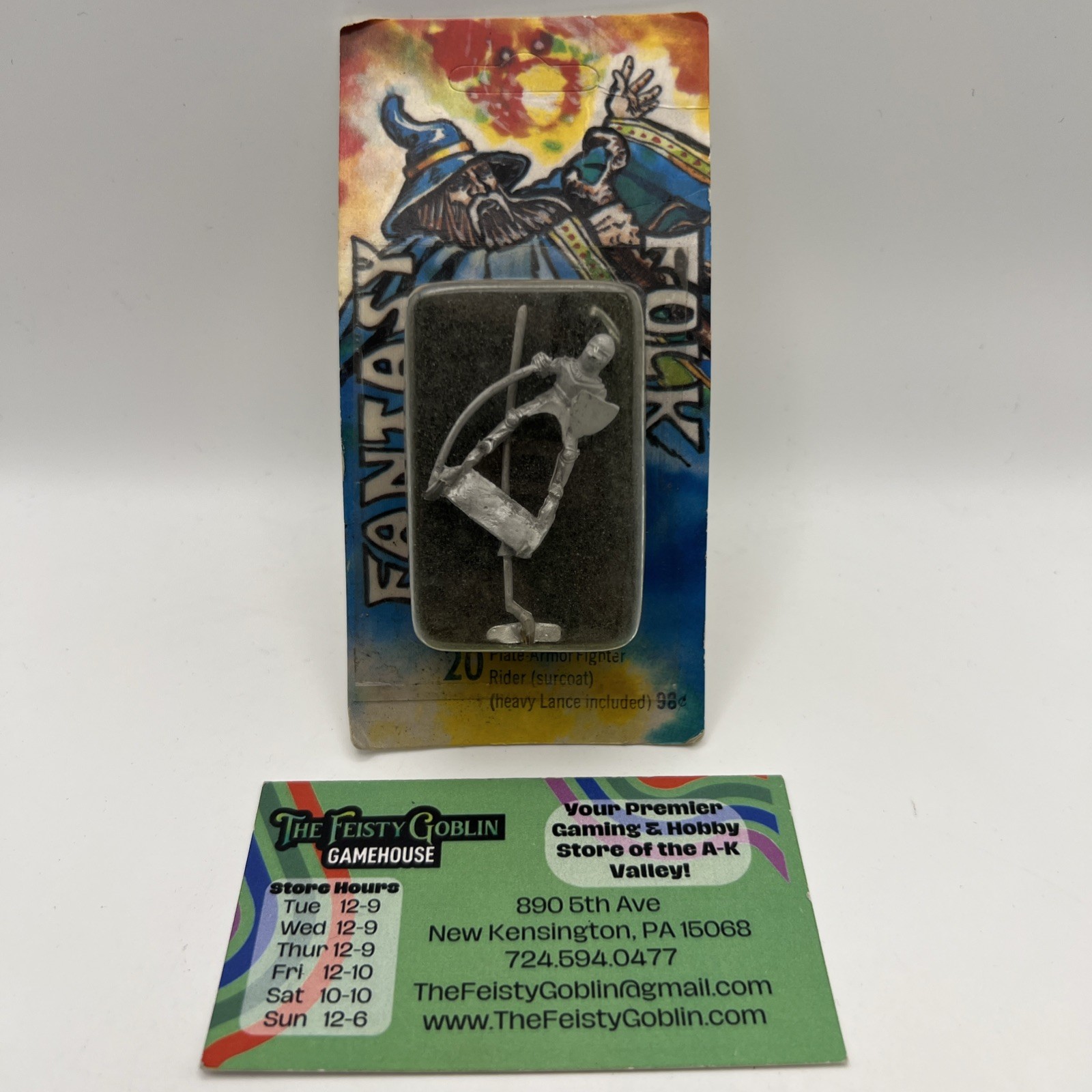 Plate Armor Fighter Rider Fantasy Lance 20 Folk Miniature Figurines Greyhawk Dnd