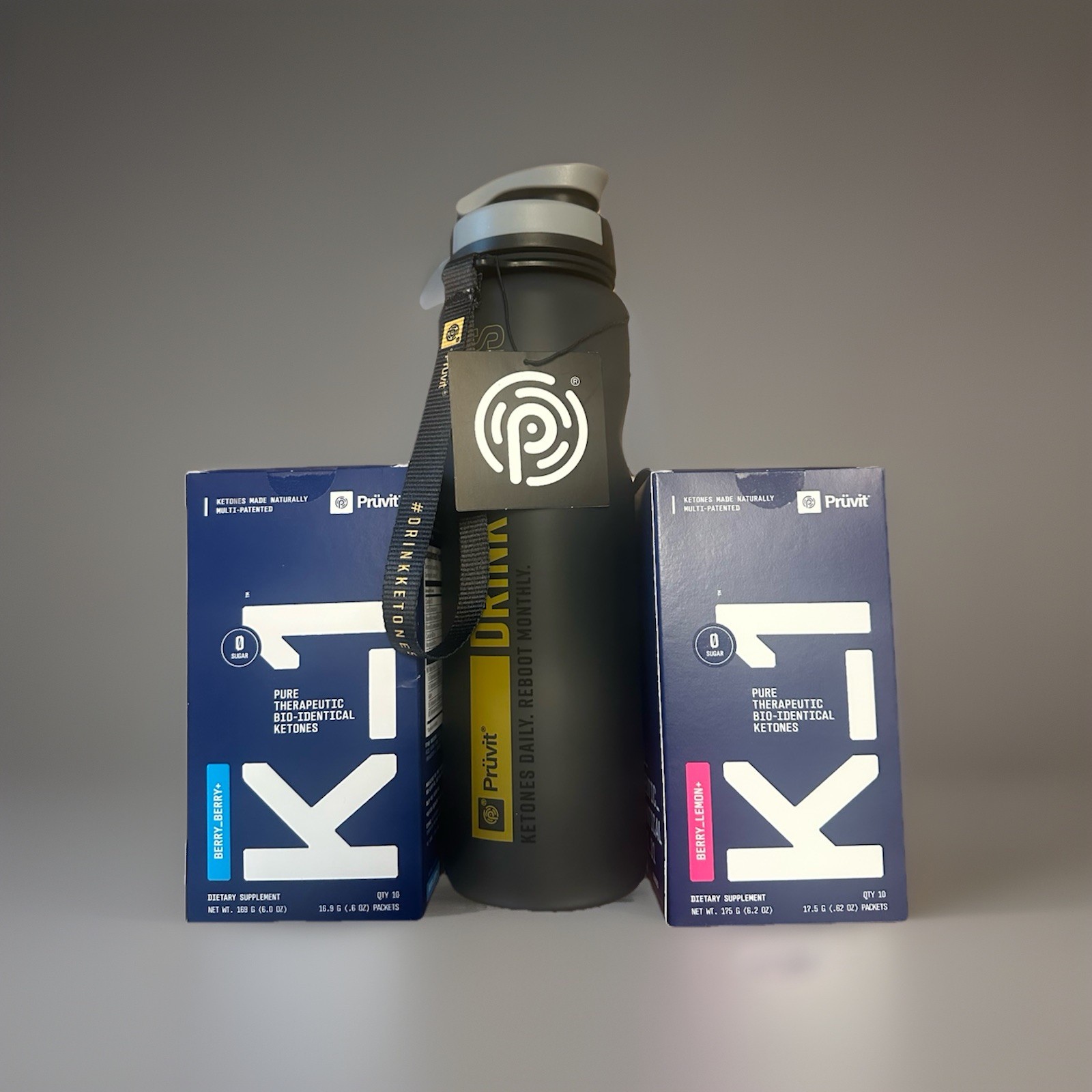 K1 Pruvit Ketones BERRY_BERRY-BERRY_LEMON Charged. 20PK/FREE BOTTLE EXP:2027