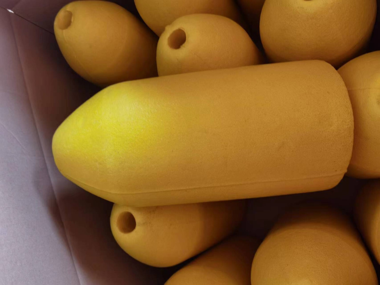 Commercial Shrimp Trap Buoys  8 X 15 inch Yellow (  Sell by case of 12 pieces )