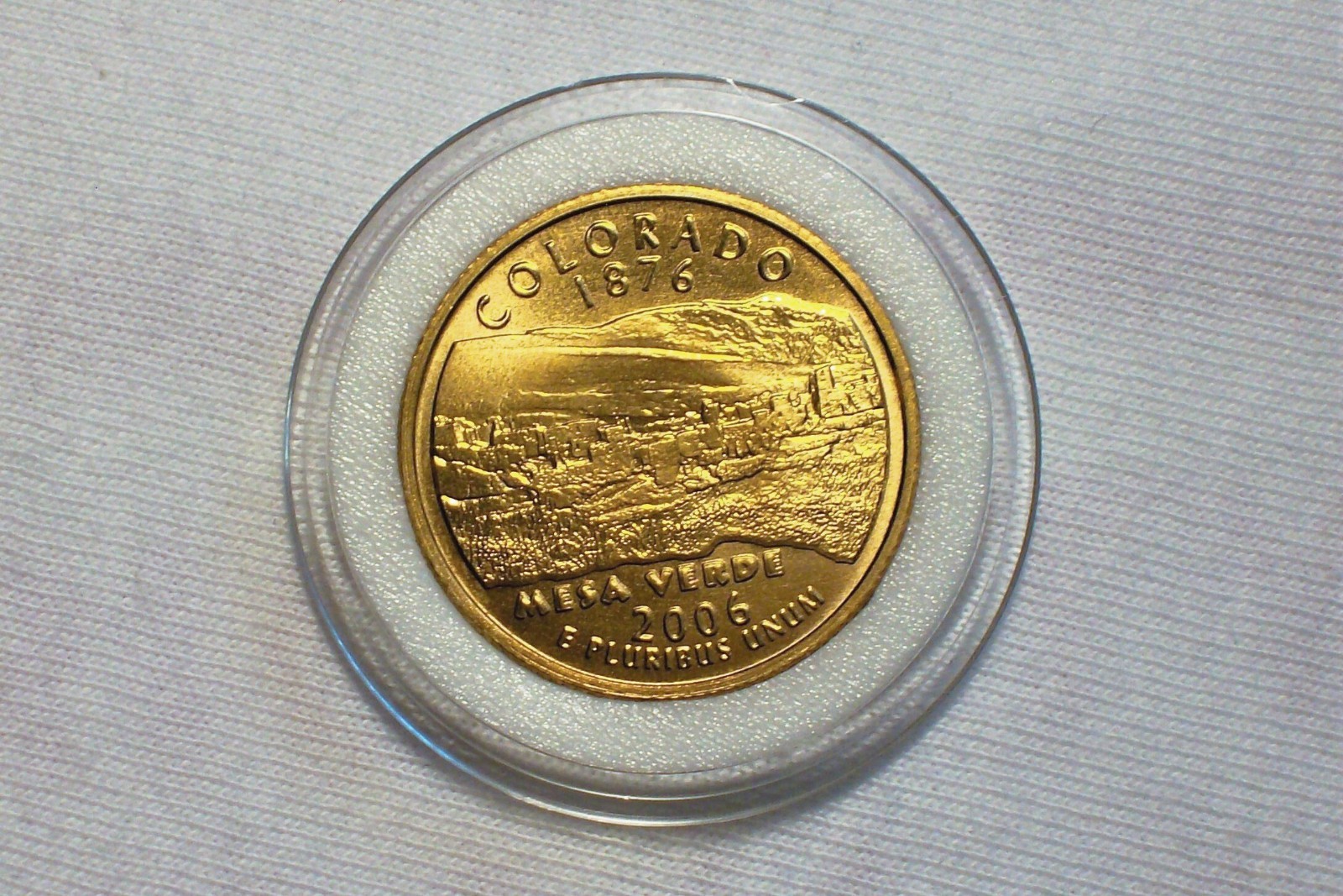 Daniel Carr - 2006 Colorado State - Mesa Verde Quarter - Yellow Brass