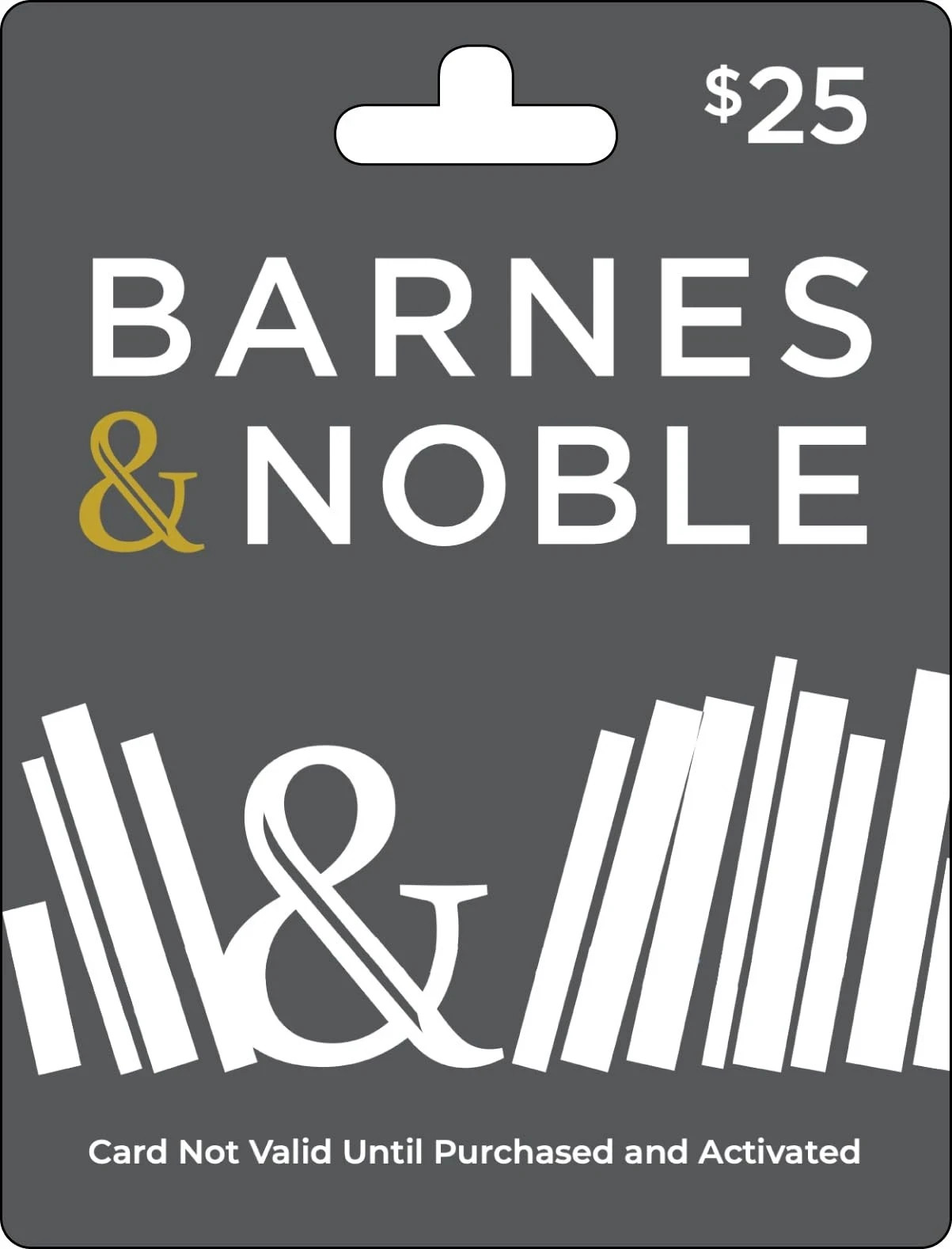 New $25 Barnes & Noble Gift Card