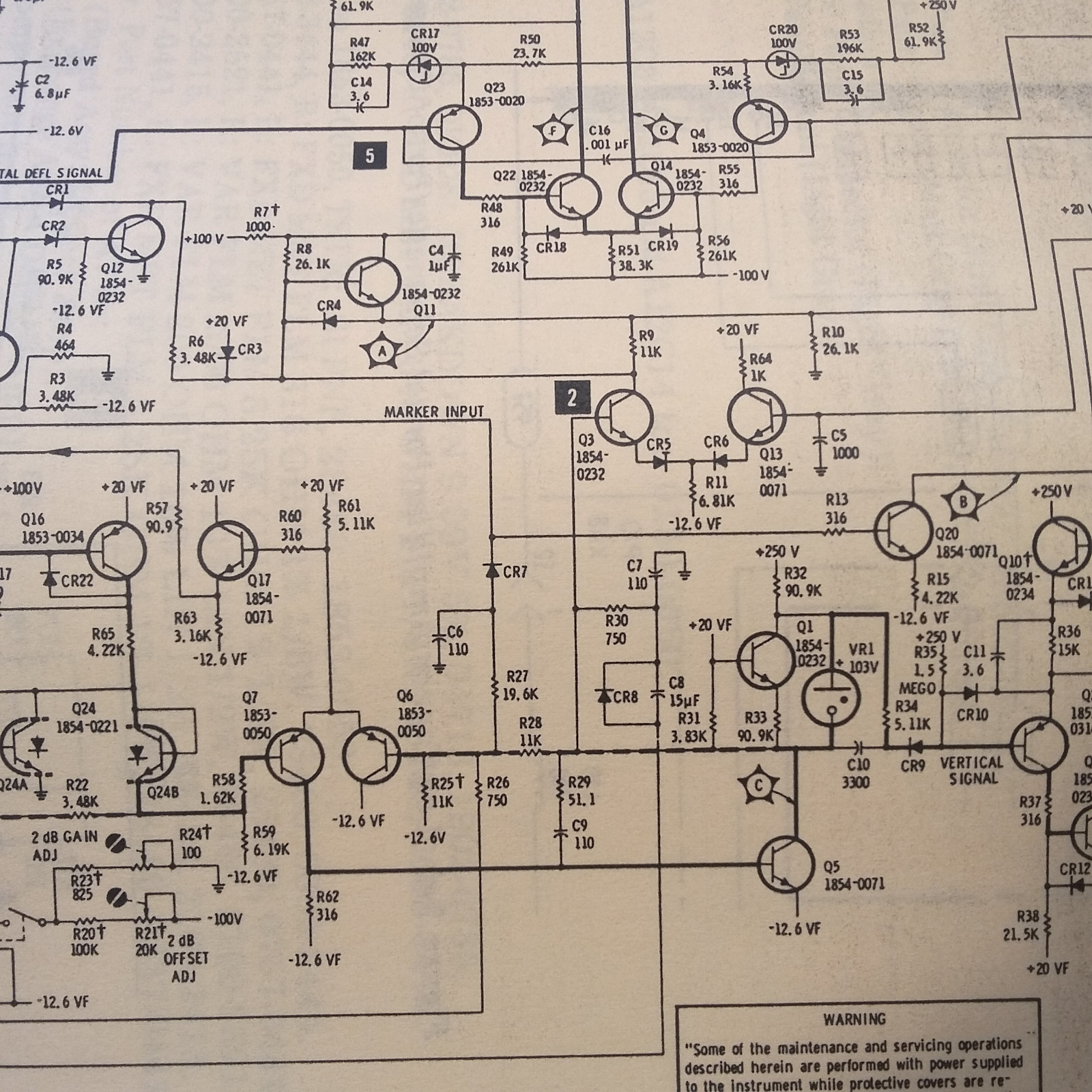 HP Hewlett Packard 8552B Spectrum Analyzer IF Operator & Service Manual