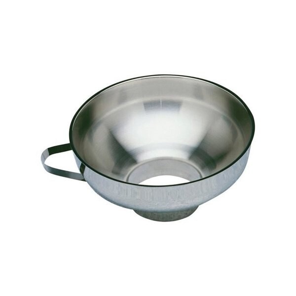 NEW NORPRO 248 STAINLESS STEEL WIDE BIG MOUTH CANNING FUNNEL WITH HANDLE