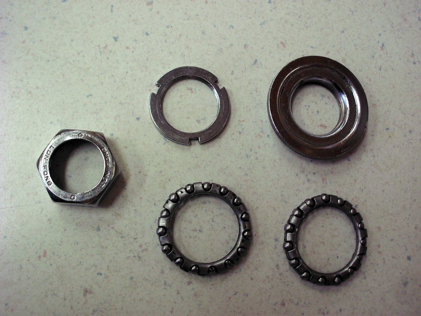 VINTAGE HEADSET Chrome 1 Inch Threaded for VINTAGE BMX.Road MTB Bikes