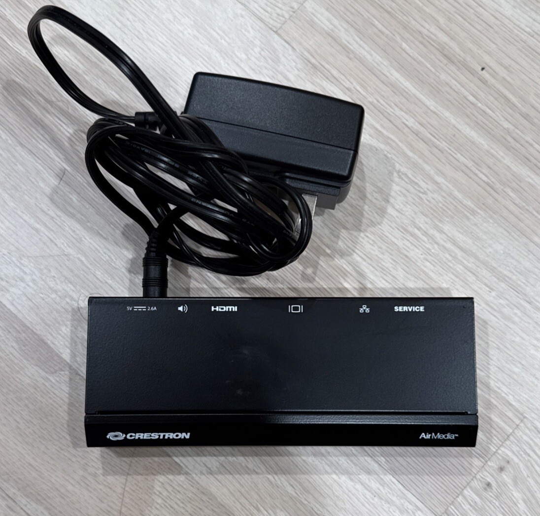 Crestron AM-100 Air Media Presentation Gateway With AC Power Supply