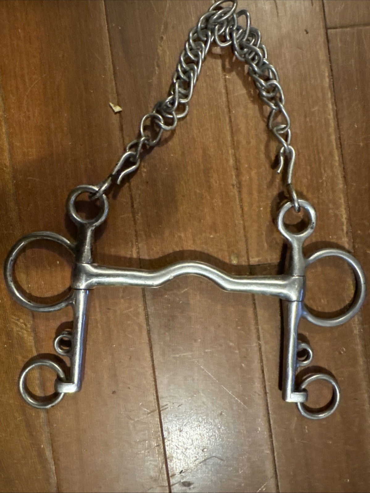 Horse Bit with Curb Chain Stainless Steel