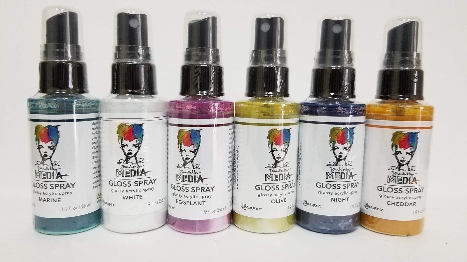 PTP Flash Deals NEW Ranger Dina Wakley Media Gloss Spray Bundle Blending Sticks