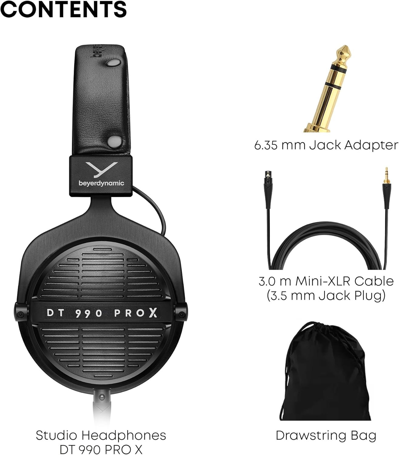 DT 990 Pro X 48 Ohm Wired Over-Ear, Open Back Professional Recording Studio Moni