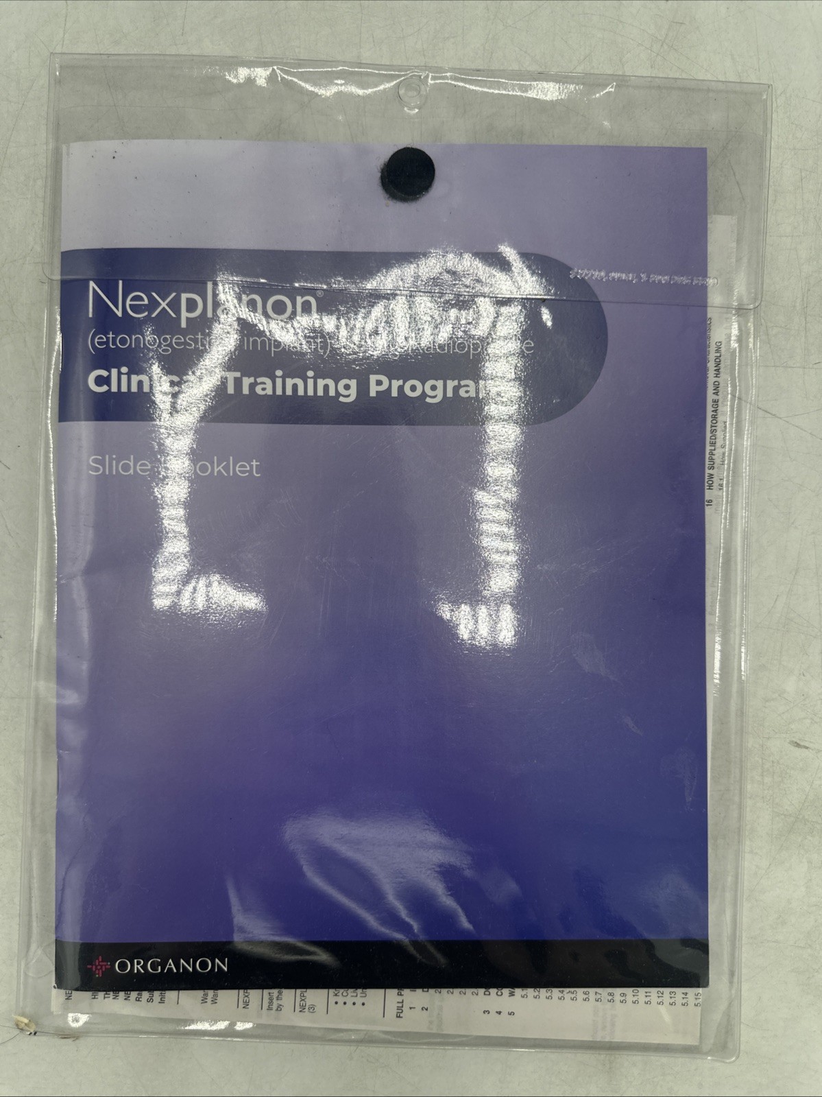 Nexplanon, Clinical Training Program (etenogestrel Implant) 68 mg Radiopaque
